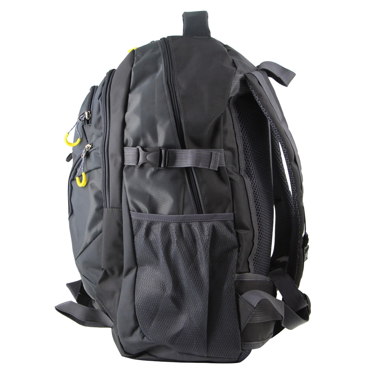 Pierre Cardin Backpack Shoulder Bag RFID Pocket Travel Outdoor Rucksack - Grey