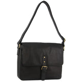Pierre Cardin Leather Business Bag in Black & Organizer Cross Body in Black/Navy