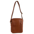 Pierre Cardin Rustic Leather Business Crossbody Bag - Tan (iPad Tablet)