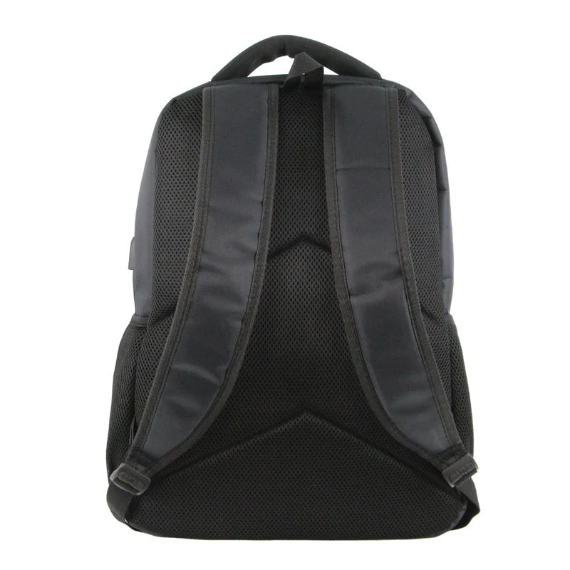 Pierre Cardin Mens Travel & Business 28.6L Backpack with Built-in USB Port - Black