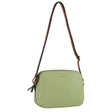 Pierre Cardin Leather Cross Body Bag Dual Zip Adjustable Strap Shoulder Clutch