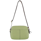 Pierre Cardin Leather Cross Body Bag Dual Zip Adjustable Strap Shoulder Clutch
