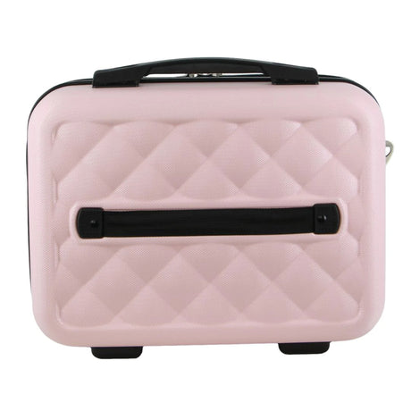 Pierre Cardin Beauty Case Hard Shell Makeup Cosmetic Organizer Travel - Rose