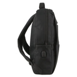 Pierre Cardin Travel & Business Backpack with Built-in USB Port in Black
