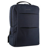 Pierre Cardin Travel & Business Backpack Bag with Built-in USB Port in Navy