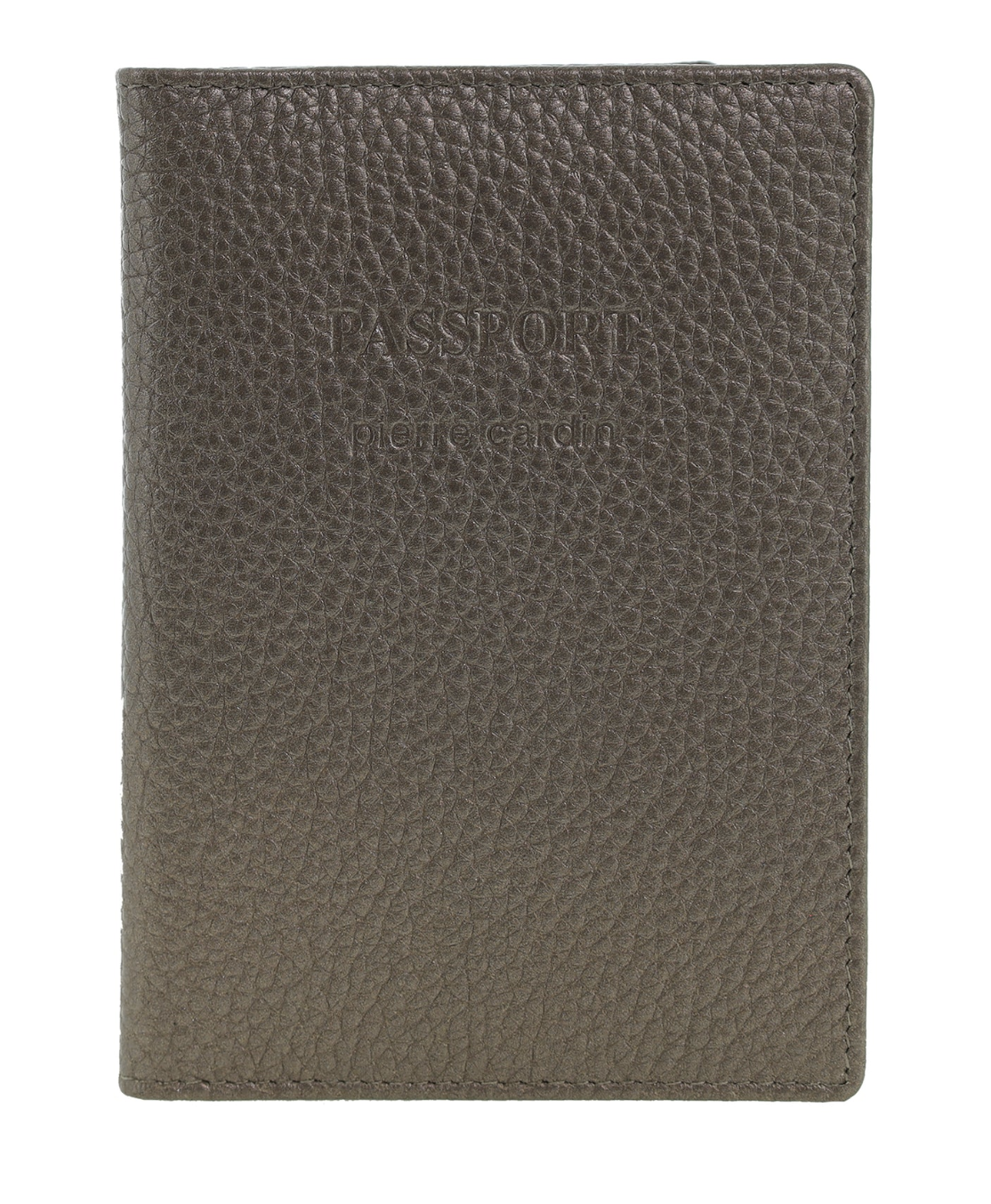 Pierre Cardin Leather Travel Passport Cover - Metallic Bronze (Slim RFID Blocking Holder)