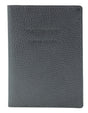 Pierre Cardin Leather Passport Wallet Cover in Metallic Grey