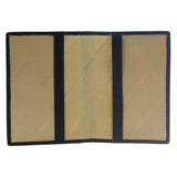 Pierre Cardin Leather Passport Wallet Cover in Navy