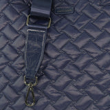 Pierre Cardin Womens Casual Nylon Padded Shoulder Tote Bag - Navy