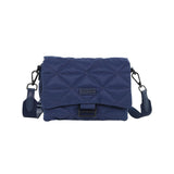 Pierre Cardin Ladies Nylon Quilted Textured Crossbody Bag in Navy