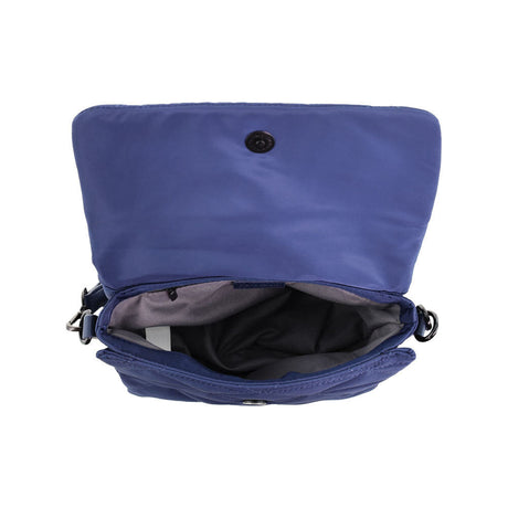 Pierre Cardin Ladies Nylon Quilted Textured Crossbody Bag - Navy