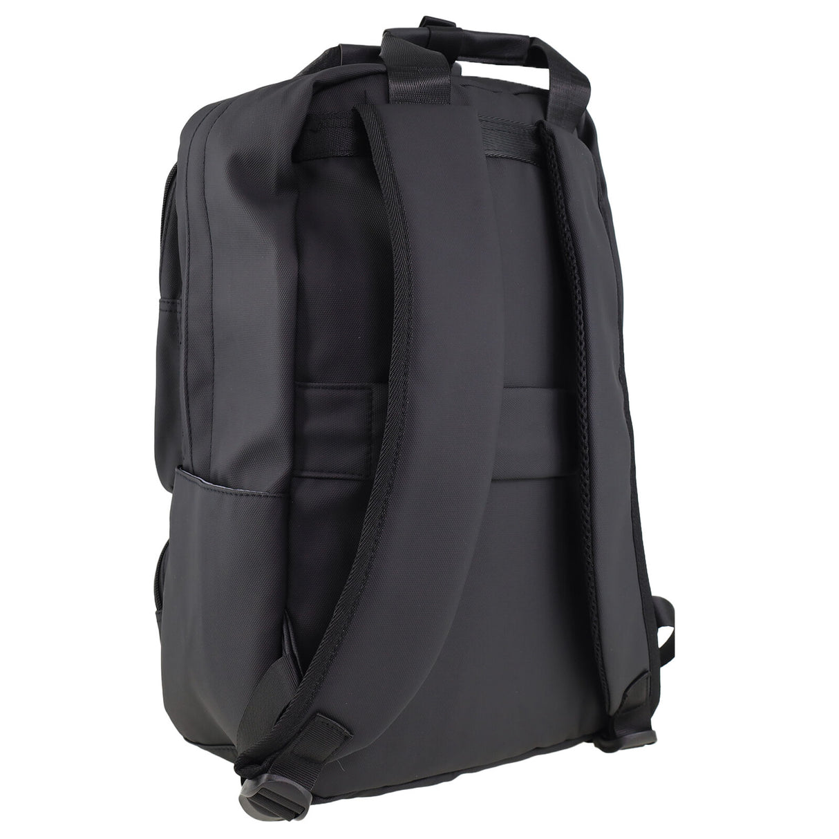 Pierre Cardin Mens Nylon Computer/Business Backpack Bag - Black