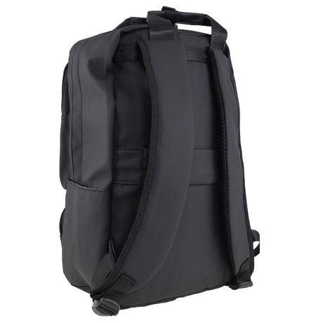 Pierre Cardin Mens Nylon Computer/Business Backpack Bag - Black