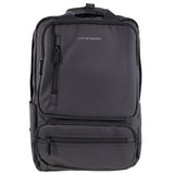 Pierre Cardin Mens Nylon Computer/Business Backpack Bag - Black