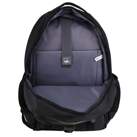 Pierre Cardin Mens 32L Nylon Computer/Business Backpack Bag - Black