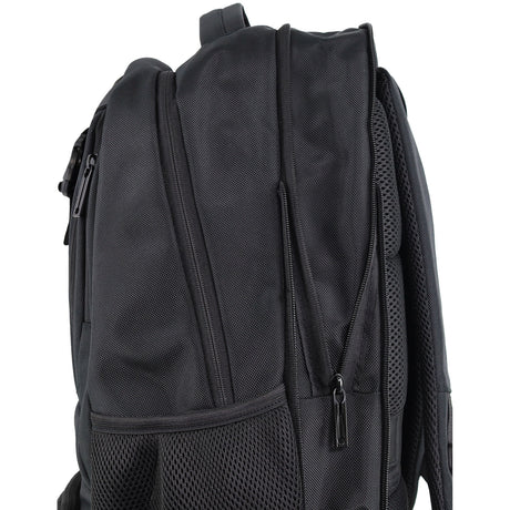 Pierre Cardin Mens 32L Nylon Computer/Business Backpack Bag - Black