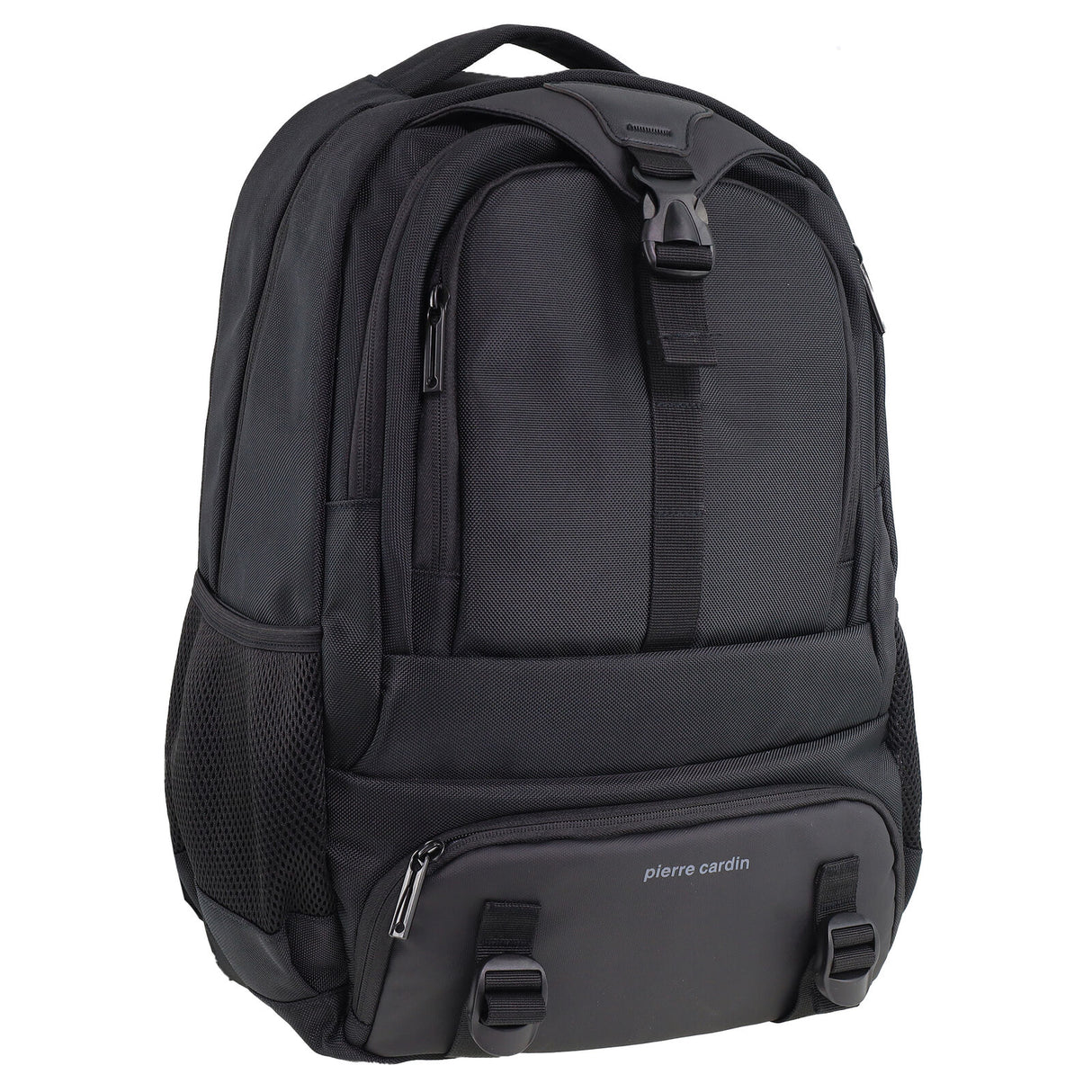 Pierre Cardin 32L Mens Nylon Computer/Business Backpack Bag - Black