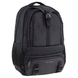 Pierre Cardin 32L Mens Nylon Computer/Business Backpack Bag - Black