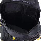 Pierre Cardin Mens 30L Nylon Adventure Backpack Bag - Black (Travel Hiking)
