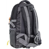Pierre Cardin Mens 30L Nylon Adventure Backpack Bag - Black (Travel Hiking)