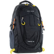 Pierre Cardin Mens 30L Nylon Adventure Backpack Bag - Black (Travel Hiking)