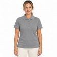 Sporte Leisure Womens ""Sabb"" Short Sleeve Pique Polo Shirt in Grey Marle - 14