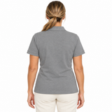 Sporte Leisure Womens "Sabb" Short Sleeve Pique Polo Shirt in Grey Marle