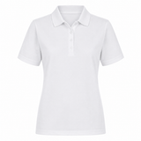 Sporte Leisure Womens "Sabb" Short Sleeve Pique Polo Shirt in White