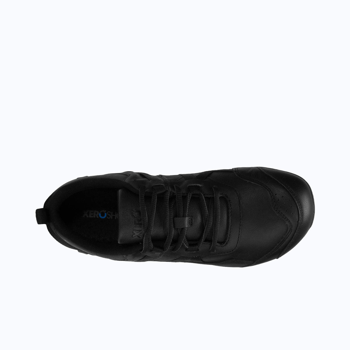 Xero Mens Prio All-Day SR Slip-Resistant Barefoot Work Shoes - Black (Zero Drop)