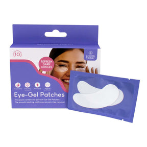 10-Pack Under Eye Gel Patches - Lint Free Eyelash Pads (Lash Extension)