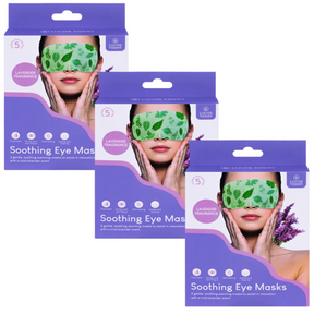 3 Packs of 5 Self-Heating Soothing Eye Masks (Fatigue & Dark Circles)