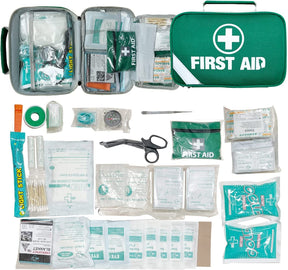 258pcs Premium First Aid Kit - Emergency Medical Set for Work/Offices/Family