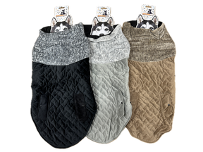 80cm Quilted Dog Jacket Coat Warm Winter Pet Clothes Vest Padded Windbreaker