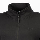 Sfida Perry Mens Fleece Full Zip Jacket - Black (Stand Collar Track Top)