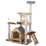 Furbulous 1.46m Cat Tree Mega Cat Tower and Scratching Post - Windmill style