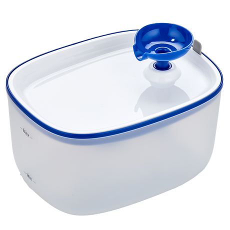 Furbulous 2.5L Cat Water Fountain, Automatic Pet Drinking Fountain Dispenser - Blue