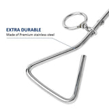 16" Inch Dog Tie-Out Stake Spiral Anchor Stake for All Cable Leash Chains (Heavy Duty Metal)