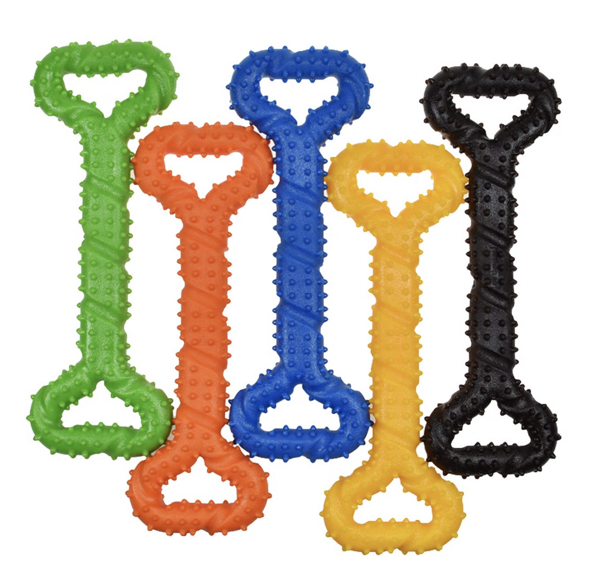 1x Large Dog Chew Toy for Tough & Aggressive Chewers - Assorted Colours (Heavy Duty)