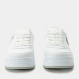 Alegria Averie Retro Classic Sneakers w/ Side Zip - White (Everyday Walking Shoes)