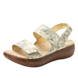 Alegria Bailee Womens Leather Comfort Rocker Sole Slingback Sandals in Conjure - EUR 41