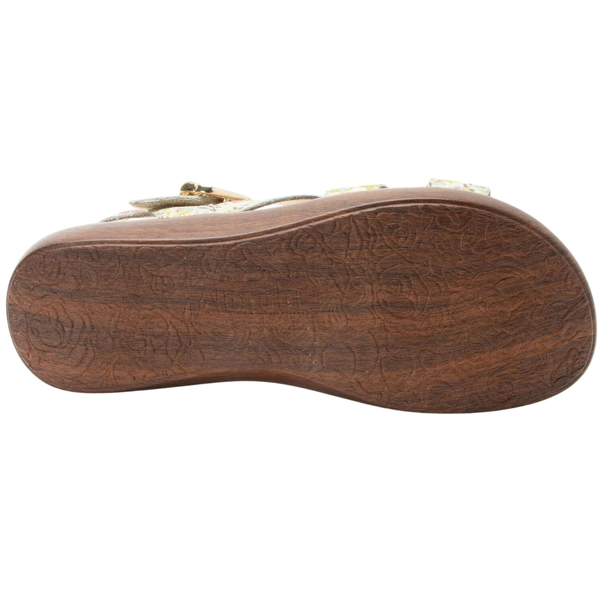 Alegria Bianca Womens Comfort Rocker Sole Leather Sandals in Good As Gold