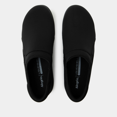 Alegria Duette Womens Nursing Shoes - Liquid Black (Slip-On Work Clogs)