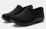 Alegria Duette Womens Nursing Shoes - Liquid Black (Slip-On Work Clogs)