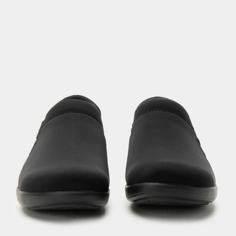 Alegria Duette Womens Nursing Shoes - Liquid Black (Slip-On Work Clogs)