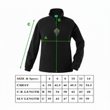 Kids Polar Fleece Full Zip Jumper Jacket Winter Warm in Black