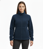 Womens Polar Fleece Full Zip Jumper Jacket Winter Warm in Navy Blue - 18