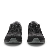 TRAQ Goalz Womens Walking Shoes Knit Q-Sport Slip-Resistant Walker 2 in Black