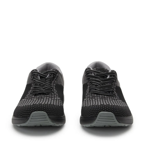 TRAQ Goalz Womens Walking Shoes Knit Q-Sport Slip-Resistant Walker 2 in Black