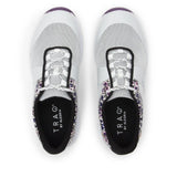 TRAQ Intent Womens Walking Shoes Q-Flow Mesh Slip-Resistant Sneakers in White