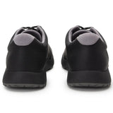 TRAQ Intent Mens Walking Shoes Smart Comfort Trainer Slip Resistant in Black